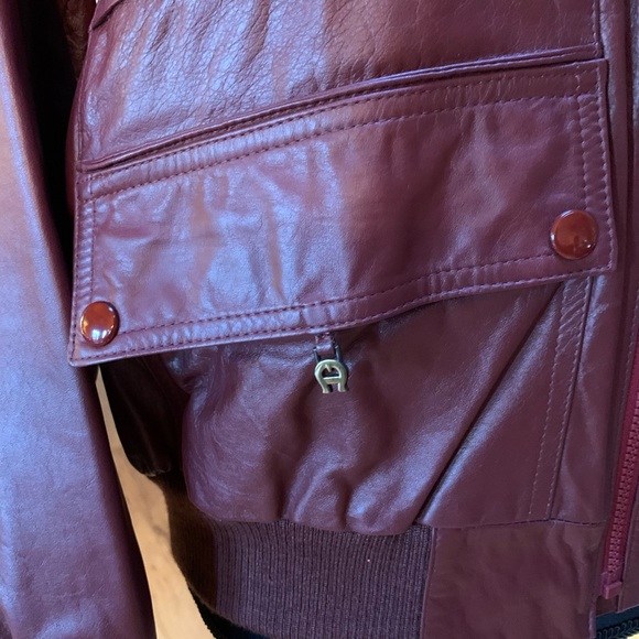 Vintage Aigner leather jacket - Picture 5 of 10